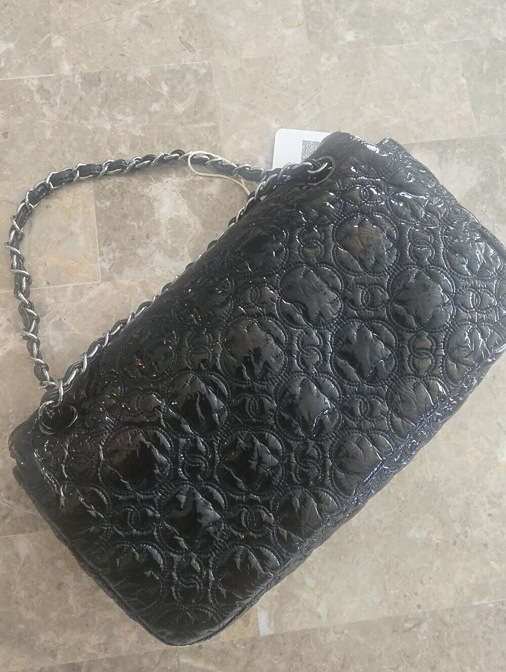 CHANEL "Rock In Moscow" Patent Vinyl Flap Bag - Picture 8 of 11